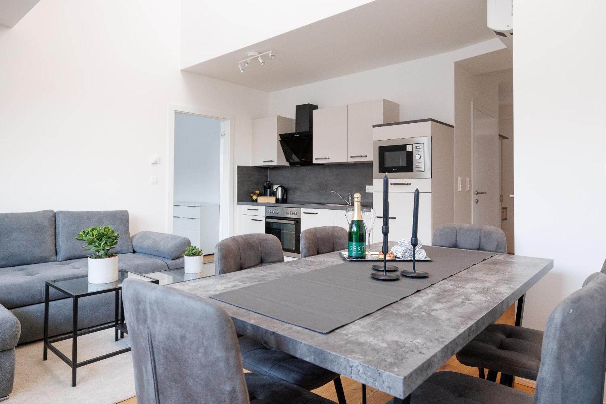 Symphony Apartments 41 - Modern Loft With Terrace And Grill In Central Location Vienne Extérieur photo